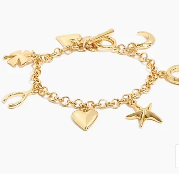 J CREW LUCKY CHARM BRACELET - Picture 2 of 3